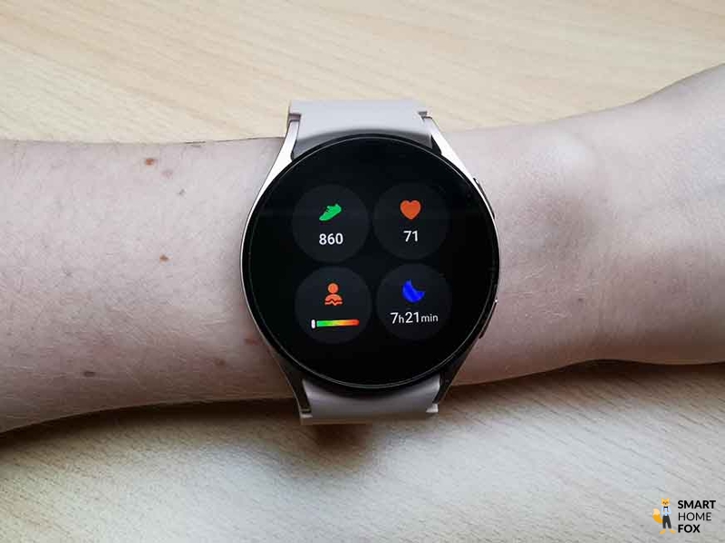 Вы можете посмотреть обзор активности на Samsung Galaxy Watch 4.